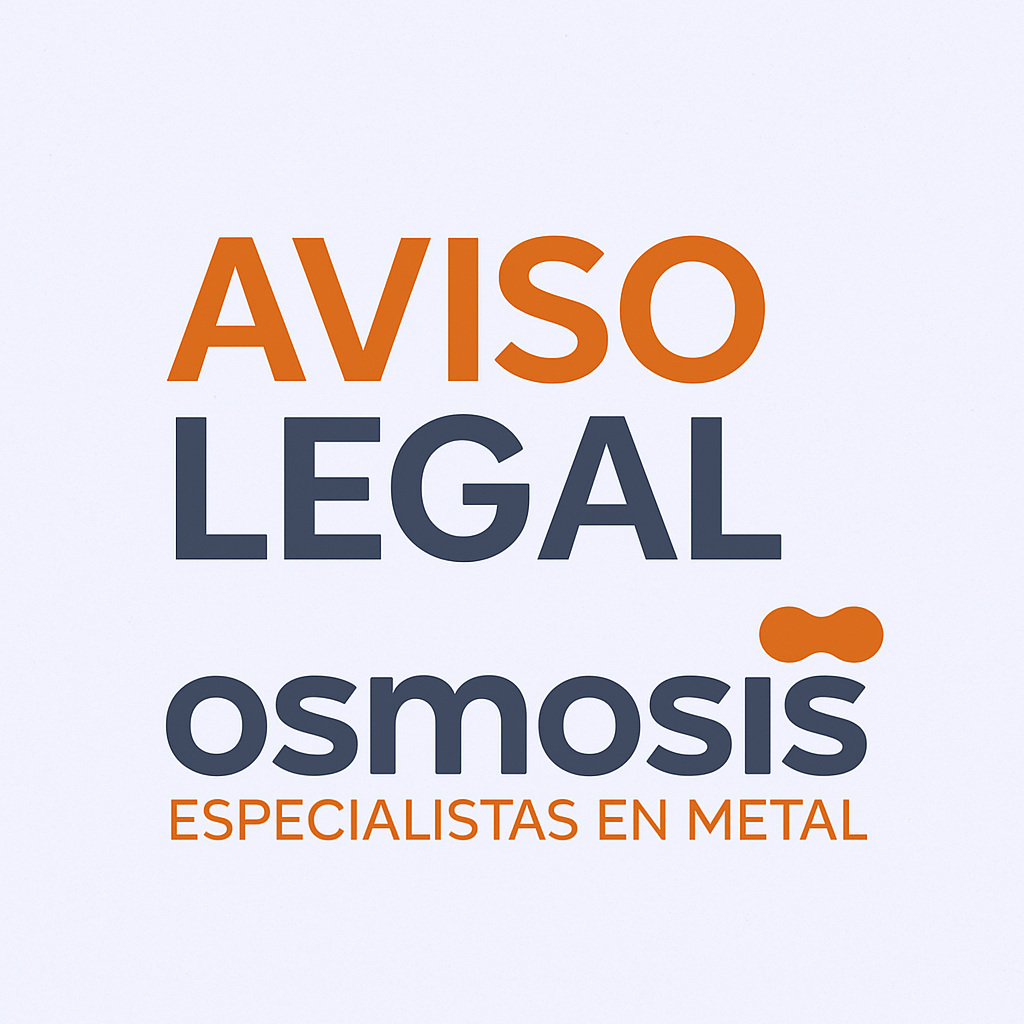Aviso Legal Osmosis en Zaragoza